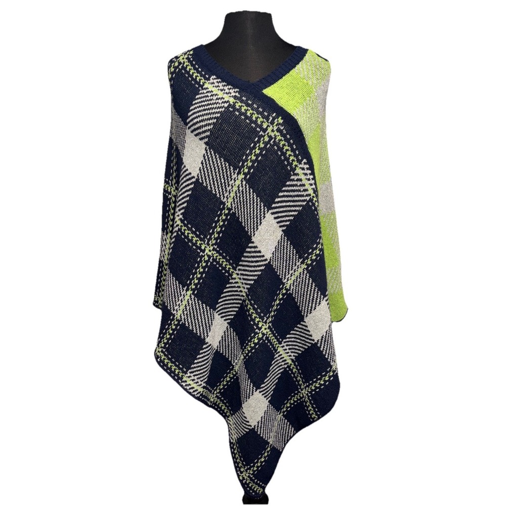 NEW Seattle Seahawk Poncho One Size‎ Blue Green USA Recycled Cotton by Green 3